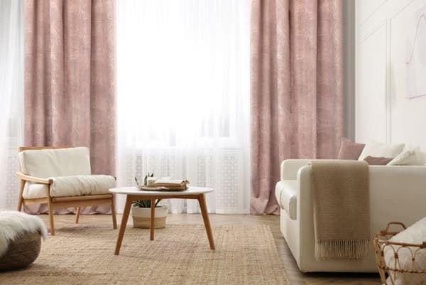 VALMIS GOJA VERHO 140 X 250 CM PAUHE PINK