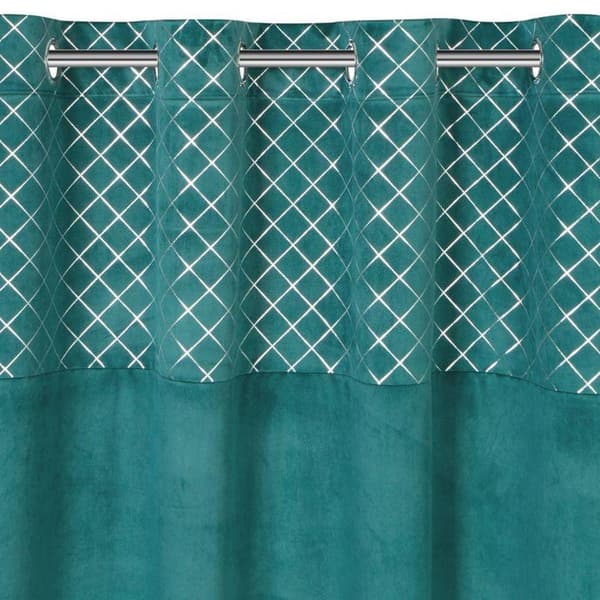 KLARGAVET HASSELGARDIN 140 X 250 CM TURKIS