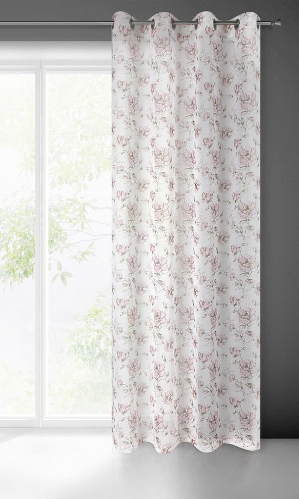 KLARGÅRET GARDIN RAV 140 X 250 CM HVID