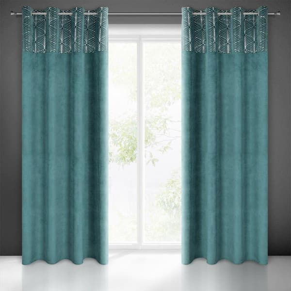 LINDI KLARGAVET GARDIN 140 X 250 CM TURKIS