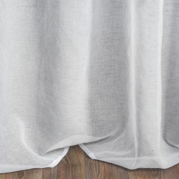 KLARGAVET GARDINGRACAT 135 X 250 CM HVID