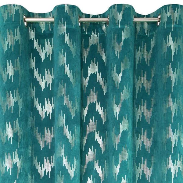 FÄRDIG GJORT GARDIN CHILL 140 X 250 CM TURKOS