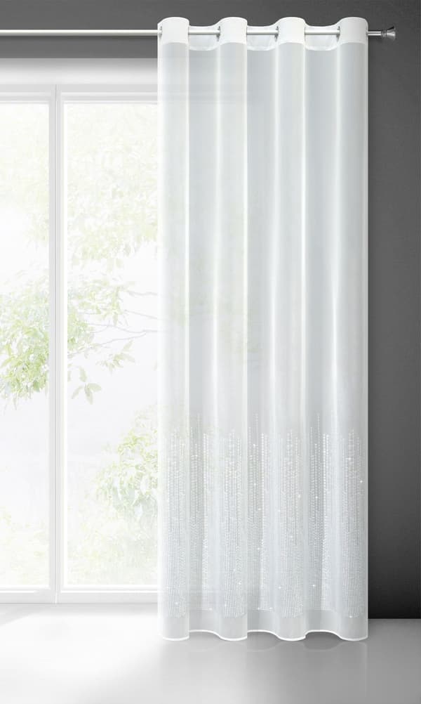 KLARGAVET SOLEI-GARDIN 140 X 250 CM HVID