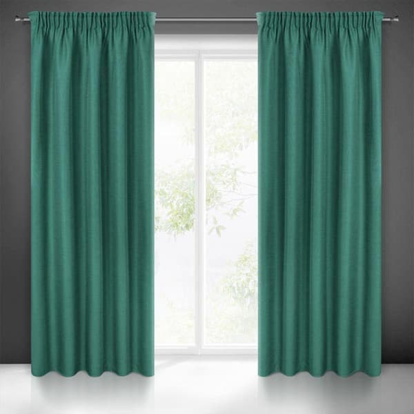 KLARGAVET STIL GARDIN PÅ TAPE 140 X 270 CM GRØN