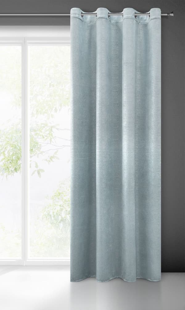 FÄRDIG MABELGARDIN 140 X 250 CM BLÅ