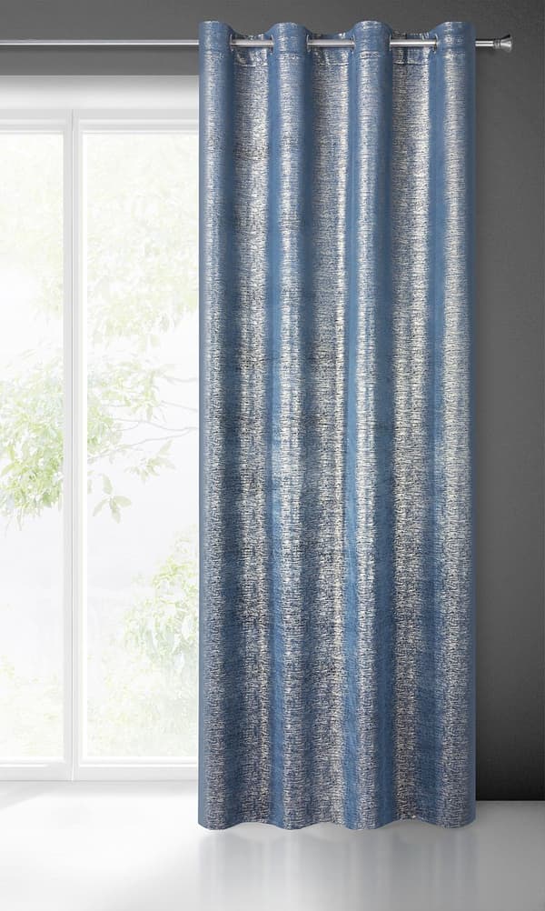KLARGAVET MABELGARDIN 140 X 250 CM MARINEBLÅT