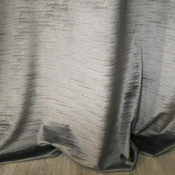 FÄRDIG GJORDAD GARDIN ALUVIA 140 X 250 CM STÅL