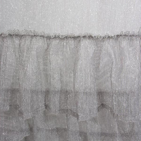 KLARGAVET RAJA GARDIN PÅ TAPE 140 X 270 CM GRÅ