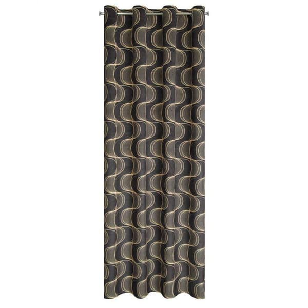 KLARGAVET GARDIN POLA 140 X 250 CM SORT