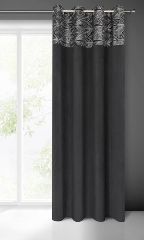 FÄRDIG GARDIN ARIANA 140 X 250 CM SVART
