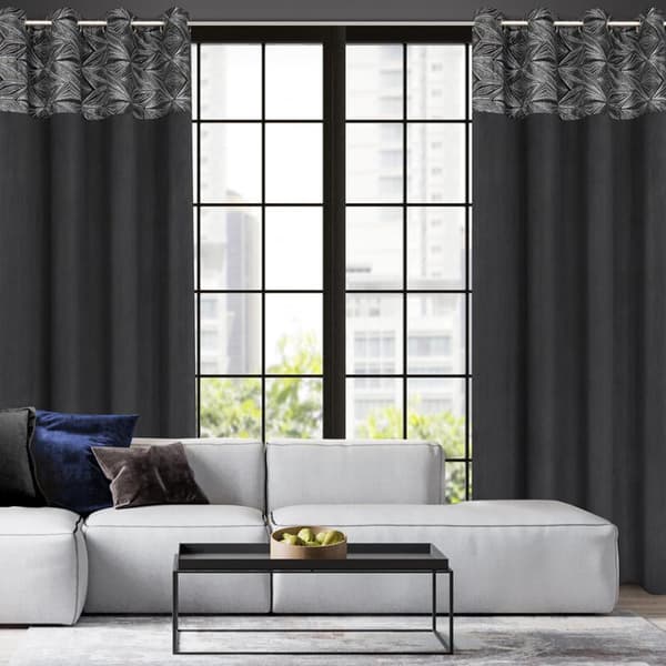 FÄRDIG GARDIN ARIANA 140 X 250 CM SVART