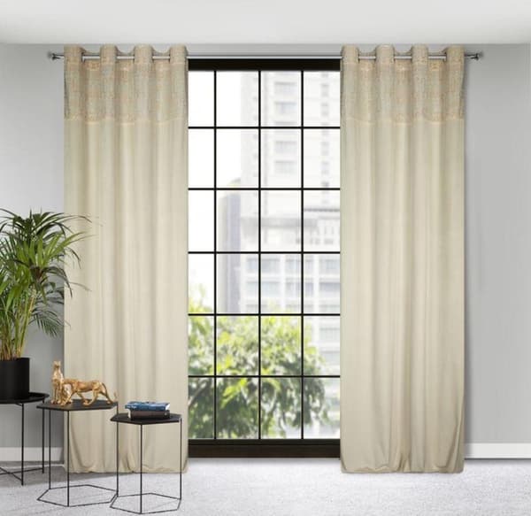KLARGAVET LIZA-GARDIN 140 X 250 CM CREME