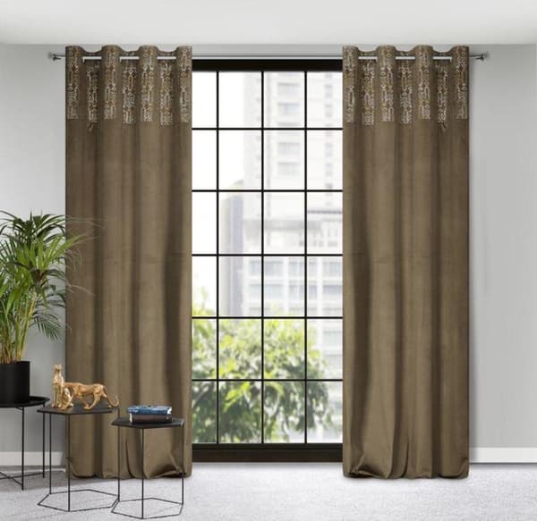 KLARGAVET LIZA-GARDIN 140 X 250 CM LYSEBRUN