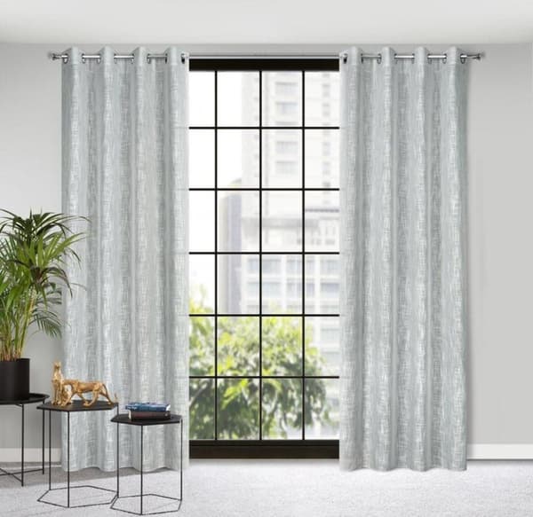 FÄRDIG GARDIN LIREN 140 X 250 CM GRÅ