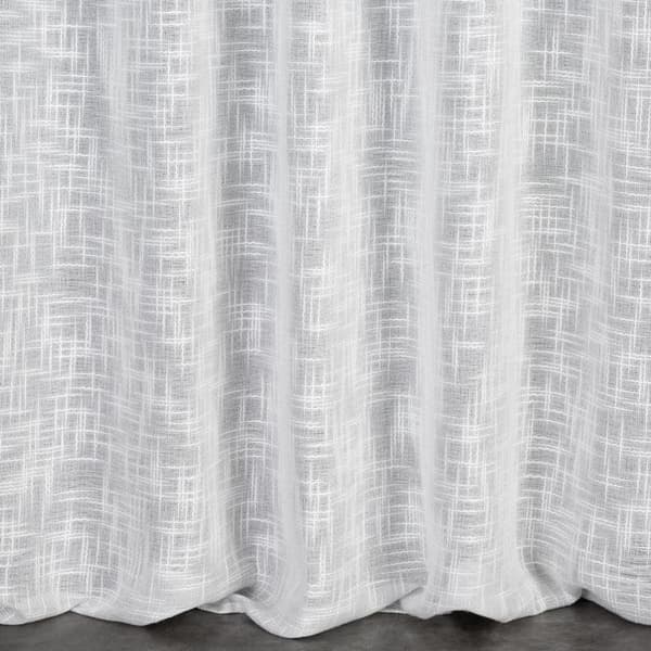 RUBI KLARGÅRET GARDIN PÅ TAPE 140 X 270 CM HVID