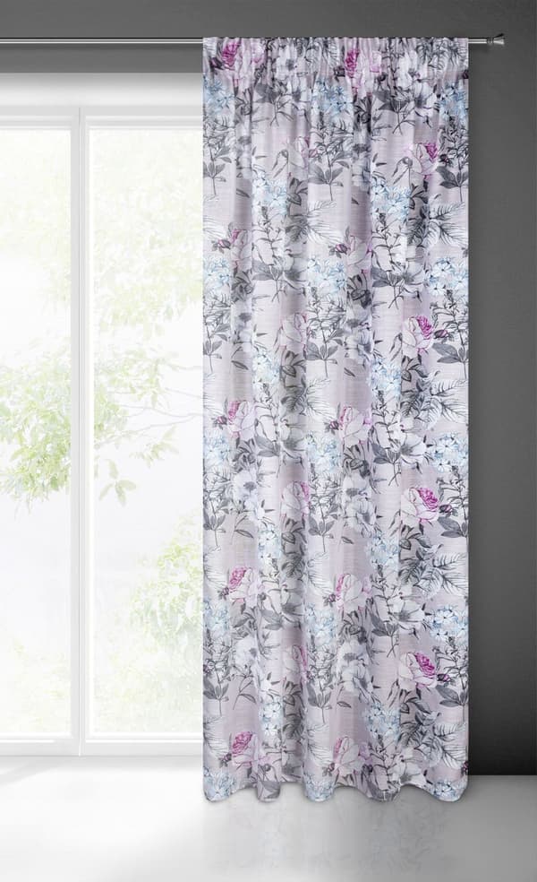 HONNING KLARGAVET GARDINER PÅ TAPE 140 X 270 CM PINK
