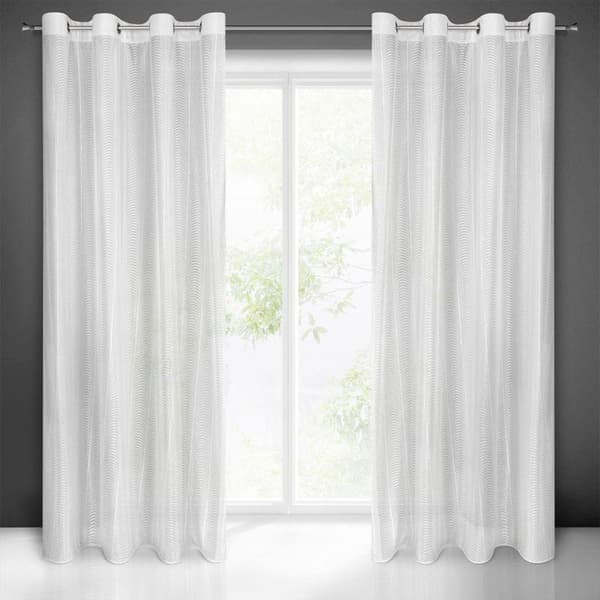 FÆRDIG LAVET GARDIN KAMILA 140 X 250 CM HVID