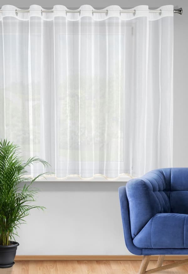 KLARGÅRET GARDINCASSIE 300 X 150 CM HVID