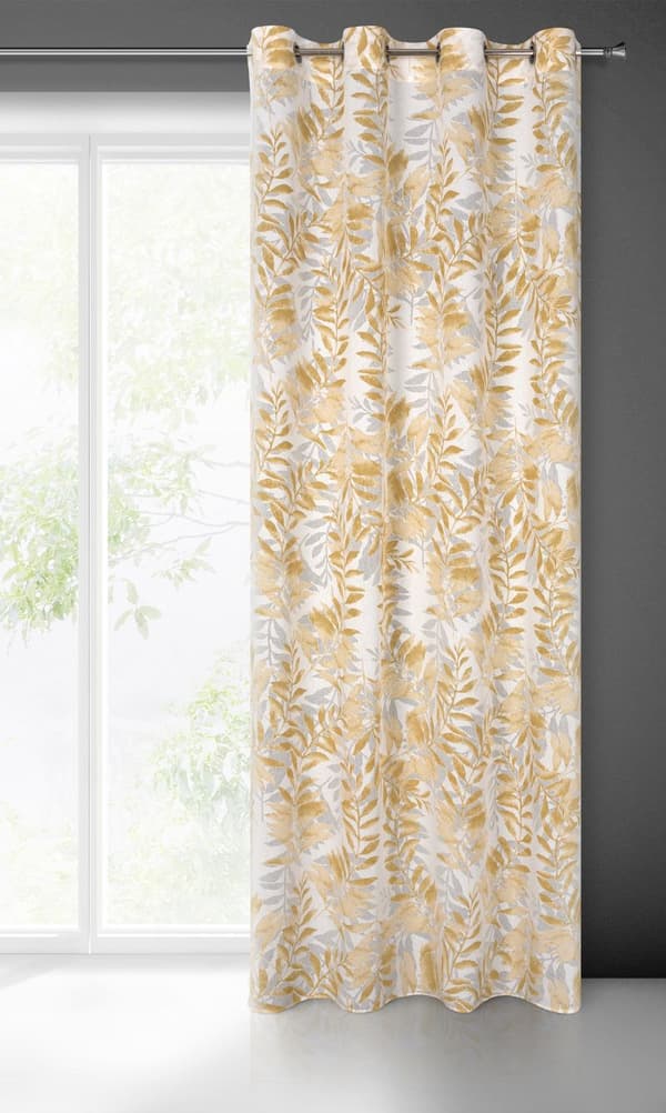 KLARGAVET GARDINHARIET 140 X 250 CM NATURLIG