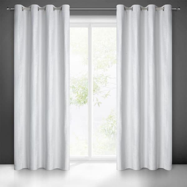 FÄRDIG AGGIE Gardin 140 X 250 CM LJUS SILVER