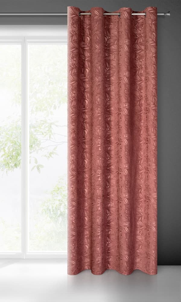 KLARGAVET GARDIN OCTAVIA 140 X 250 CM MØRK PINK