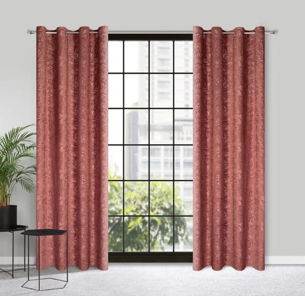 KLARGAVET GARDIN OCTAVIA 140 X 250 CM MØRK PINK