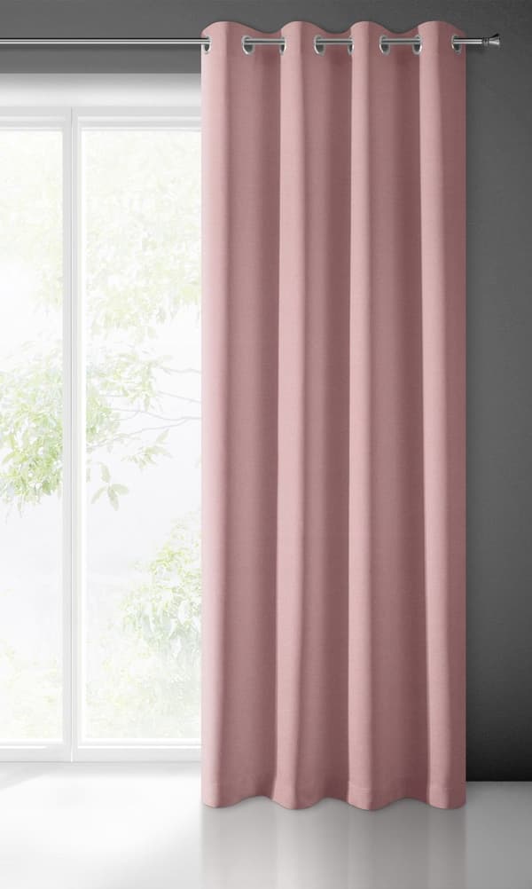 ADA KLARGAVET GARDIN 140 X 250 CM PINK
