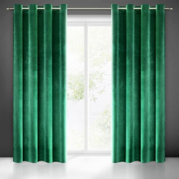 KLARGAVET GARDIN SAMANTA 140 X 250 CM GRØN