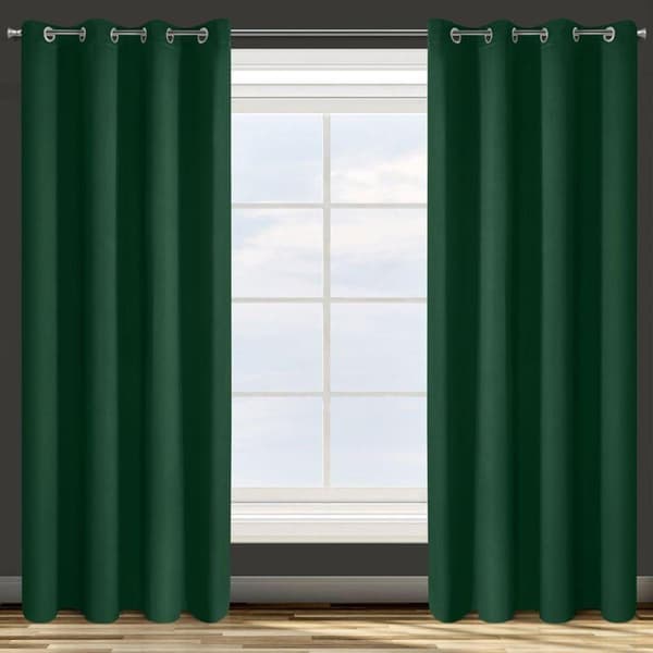 FÄRDIG GARDIN D91 PARISA 135 X 250 CM GRÖN