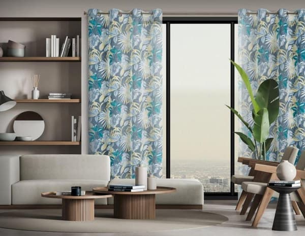 FÄRDIG GARDIN LENA 140 X 250 CM TURKOS