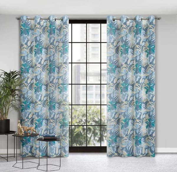 FÄRDIG GARDIN LENA 140 X 250 CM TURKOS