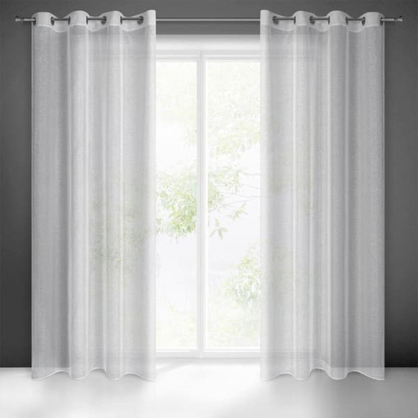 KLARGAVET LOARA-GARDIN 140 X 250 CM HVID