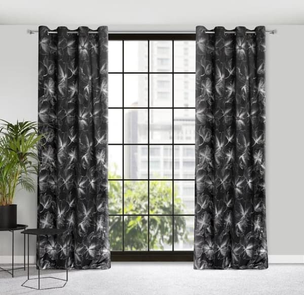 VALMIS VERHO STELLA 140 X 250 CM MUSTA