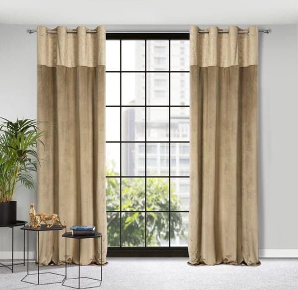 KLARGAVET GARDIN D91 AGNES 140 X 250 CM BEIGE