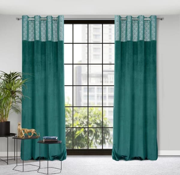 KLARGAVET GARDIN D91 AGNES 140 X 250 CM TURKIS