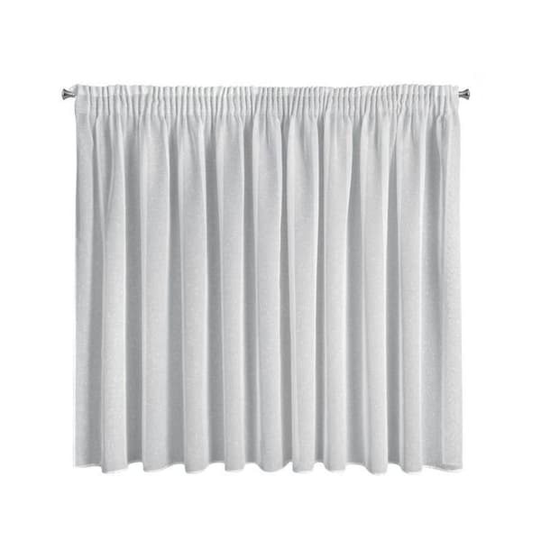 FÄRDIG GJORDAD GARDIN ANGELA PÅ TEJP 400 X 145 CM VIT