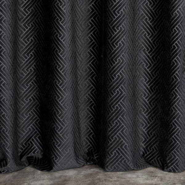 ISLA KLARGAVET GARDIN 140 X 250 CM SORT