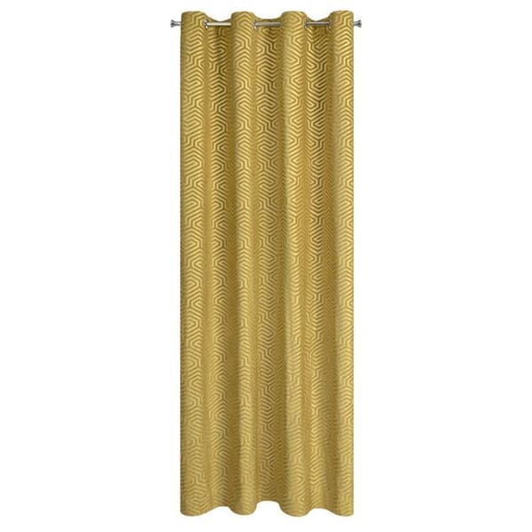 KLARGÅRET GARDIN INGA 140 X 250 CM GULD