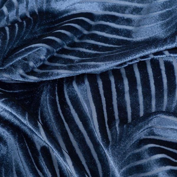 LUSSI KLARGAVET GARDIN 140 X 250 CM MARINEBLÅT