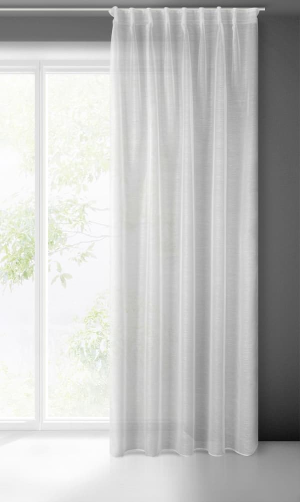BELISSA KLARGAVET GARDIN PÅ TAPE 140 X 300 CM HVID