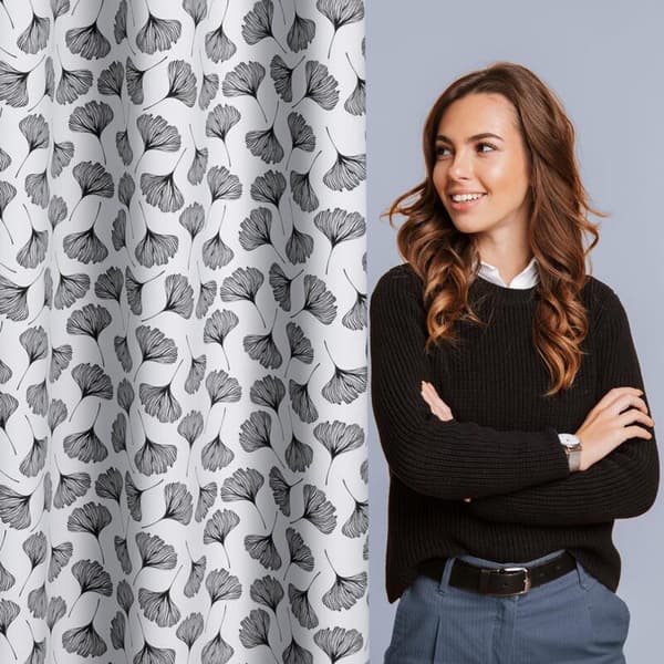 KEMI KLARGAVET GARDIN 140 X 250 CM HVID