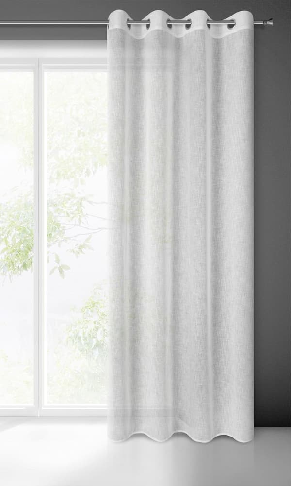 KLARGAVET GARDIN ALICJA 140 X 250 CM HVID