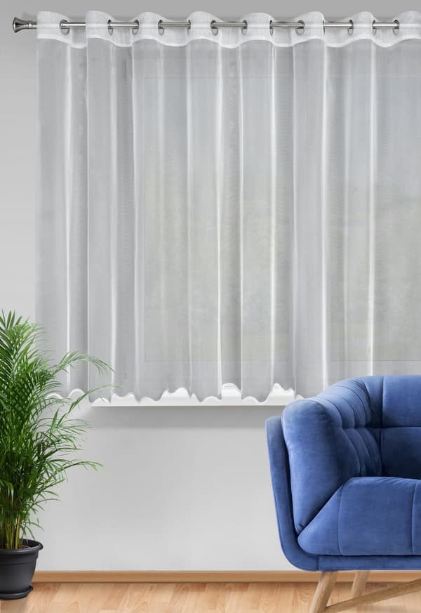 KLARGAVET GARDIN LIZ 1 300 X 145 CM HVID