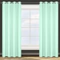 Miniatyrbillede 1 af 10: KLARGAVET GARDIN D91 ADORE 140 X 250 CM LYS MYNTE