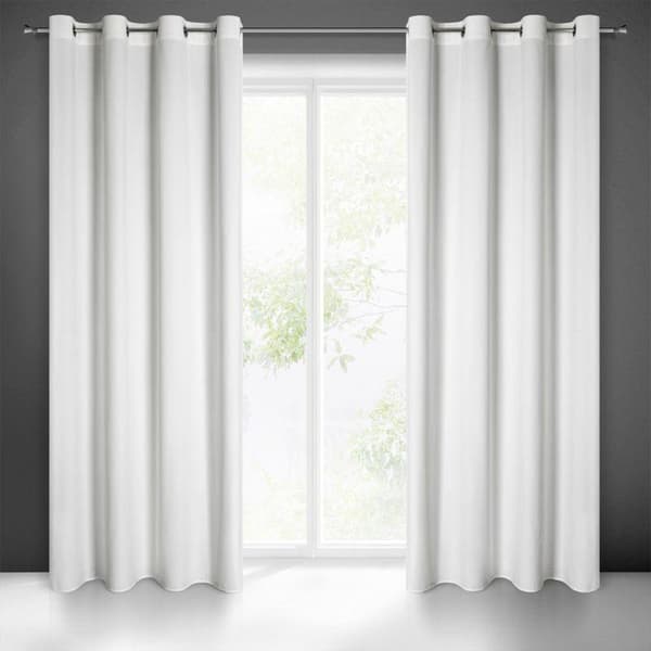 KLARGAVET GARDIN PIERRE 140 X 250 CM HVID