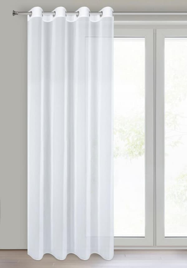 KLARGAVET GARDIN ARLETA 135 X 270 CM HVID
