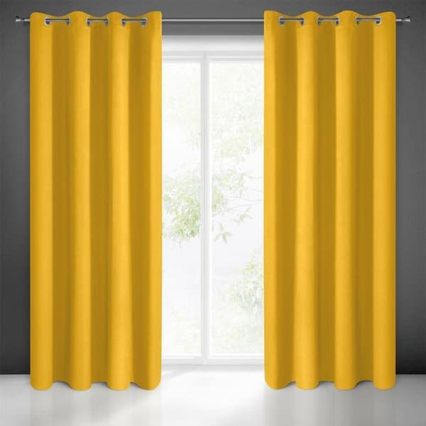 FÄRDIG GARDIN LOGAN 135 X 250 CM SENAP