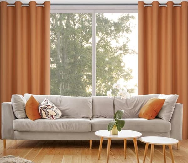 KLARGAVET GARDIN RITA 140 X 250 CM RØD
