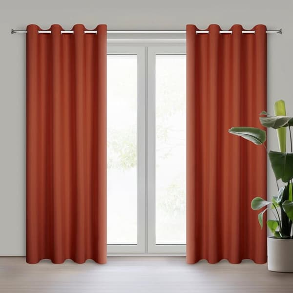 KLARGÅRET GARDIN RITA 140 X 250 CM KLISTRØD