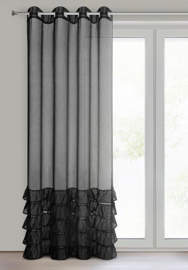 KLARGAVET GARDIN DANI 1 140 X 250 CM SORT